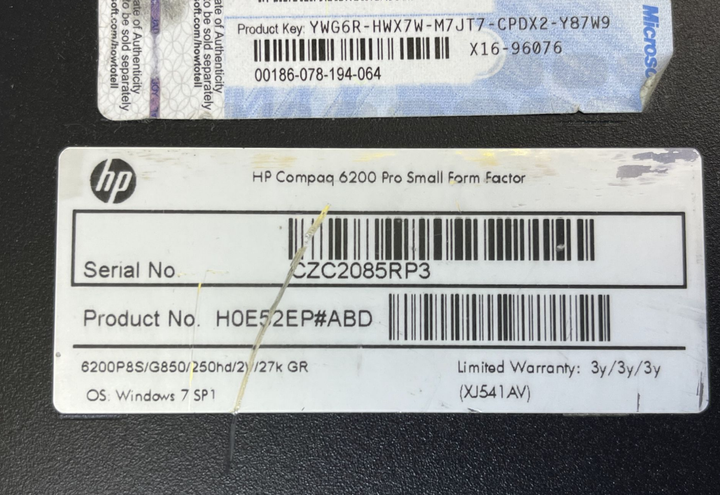 Комп'ютер HP Compaq 6200 Pro SFF / Intel Core i5-2400 (4 ядра по 3.1 - 3.4 GHz) / 8 GB DDR3 / 500 GB HDD / Intel HD Graphics 2000 б/в - зображення 8