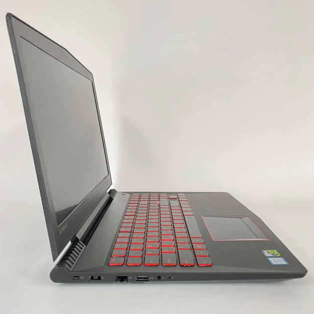 Игровой ноутбук Б-класс Lenovo Legion Y720-15IKBN / 15.6" (1920x1080) IPS / Intel Core i7-7700HQ (4 (8) ядра по 2.8 - 3.8 GHz) / 16 GB DDR4 / 128 GB SSD + 1000 GB HDD / nVidia Geforce GTX 1050 Ti, 4 GB GDDR5, 128-bit б/у + Подарок Беспроводная мышь / USB - изображение 4