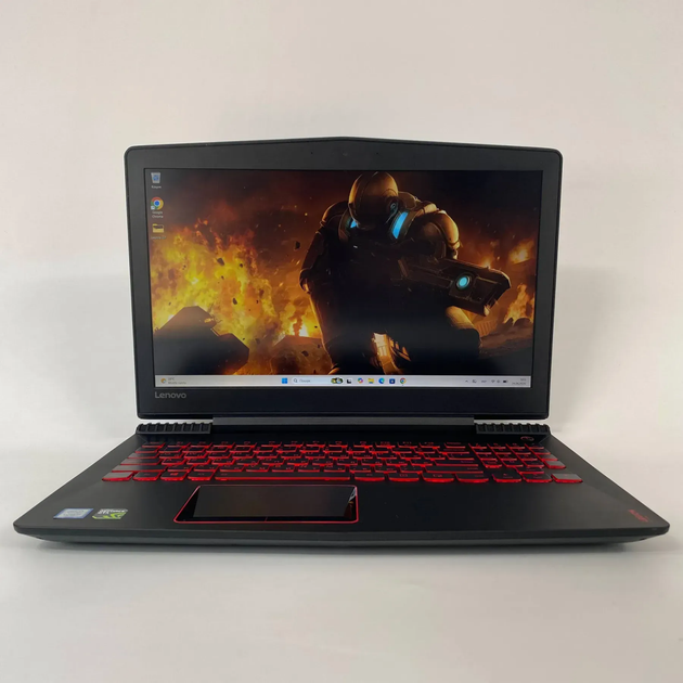 Игровой ноутбук Б-класс Lenovo Legion Y720-15IKBN / 15.6" (1920x1080) IPS / Intel Core i7-7700HQ (4 (8) ядра по 2.8 - 3.8 GHz) / 16 GB DDR4 / 128 GB SSD + 500 GB HDD / nVidia Geforce GTX 1050 Ti, 4 GB GDDR5, 128-bit / HDMI / WebCam б/у + Подарок Мышь - Фото 2 Игровой ноутбук Б-класс Lenovo Legion Y720-15IKBN / 15.6" (1920x1080) IPS / Intel Core i7-7700HQ (4 (8) ядра по 2.8 - 3.8 GHz) / 16 GB DDR4 / 128 GB SSD + 500 GB HDD / nVidia Geforce GTX 1050 Ti, 4 GB GDDR5, 128-bit / HDMI / WebCam б/у + Подарок Мышь - изображение 2