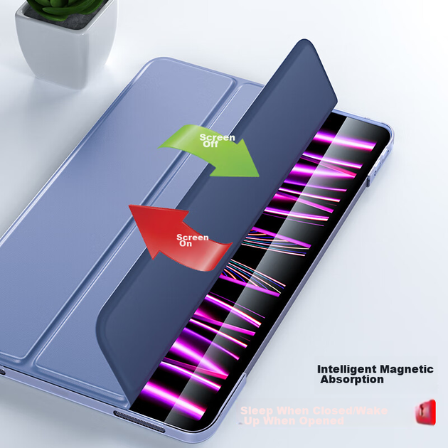 Чехол для планшета Apple iPad Pro 12.9" 2022/2021/2020/2018 CangHua CK18 Black - Фото 3 Чехол для планшета Apple iPad Pro 12.9" 2022/2021/2020/2018 CangHua CK18 Black - изображение 3