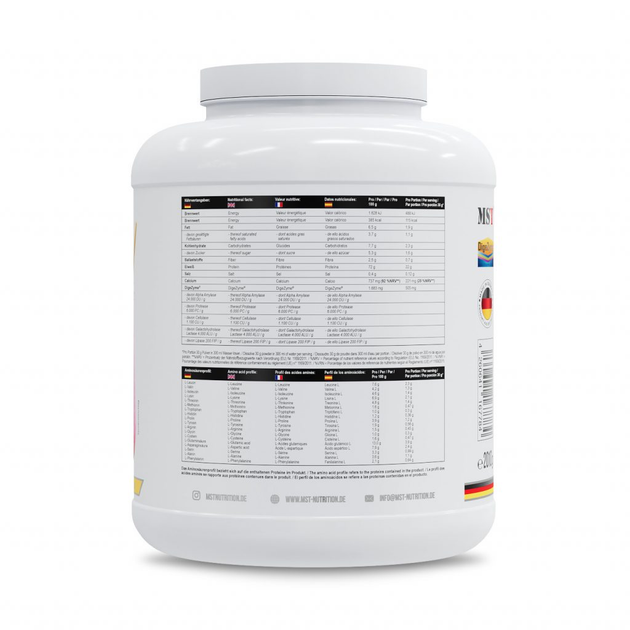 Протеїн MST Best Whey Protein + Enzyme 2010 г, полуниця, сироватковий протеїн з ензимами - зображення 2