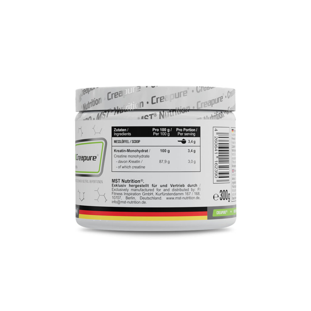 Креатин MST Creatine PRO with Creapure 300 г, без вкуса, моногидрат креатина - изображение 2