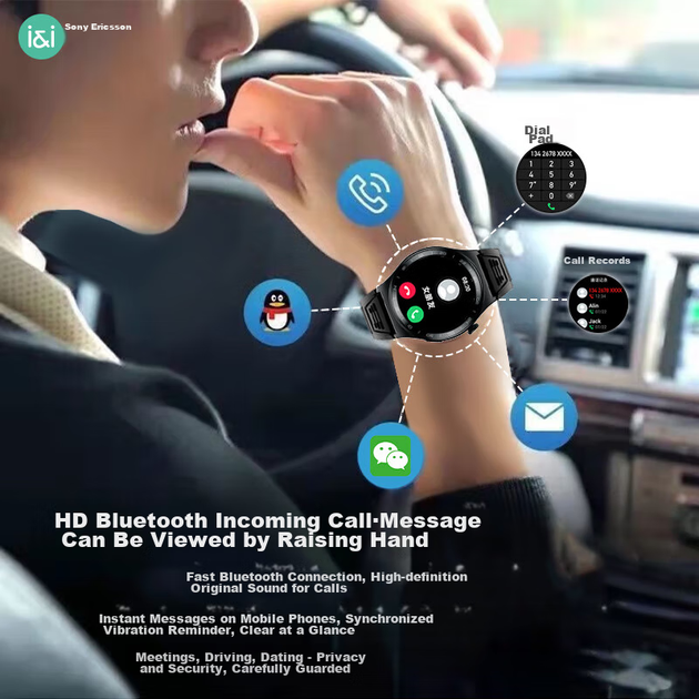 Розумний годинник Soaiy S9, дзвінки через Bluetooth, металевий циферблат, для дорослих чоловіків та жінок, моніторинг серцевого ритму та рівня кисню в крові, офлайн-платіж NFC, водонепроникний браслет, чорний - изображение 10