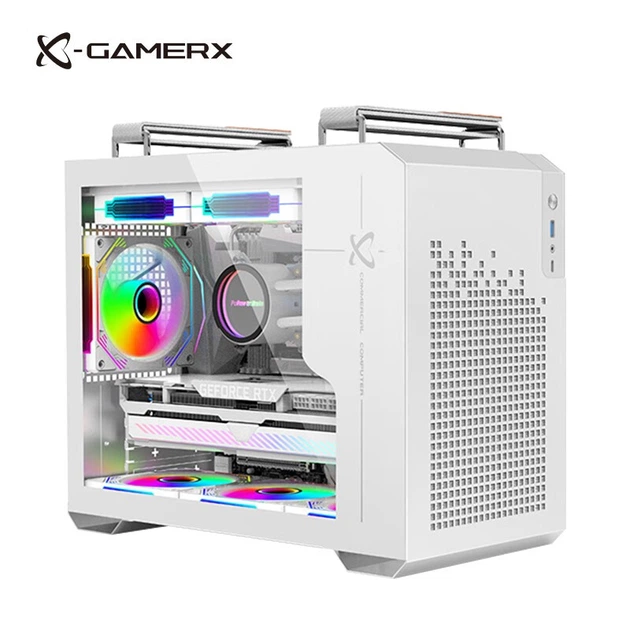 Корпус для компьютера PowerTrain X300 MATX белый с Type-C и стеклянной панелью, СЖО 240 мм - изображение 5