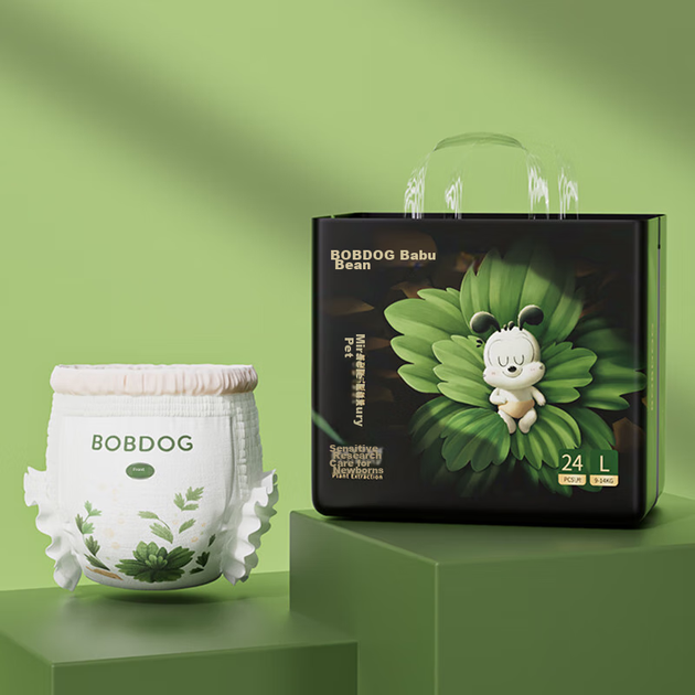 Підгузки-трусики BOBDOG Miracle Luxury 48шт - зображення 4