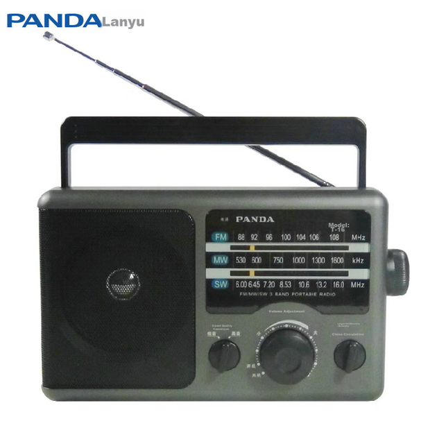 Радиоприемник Panda T-16 настольный трехдиапазонный на батарейках и от сети - изображение 4
