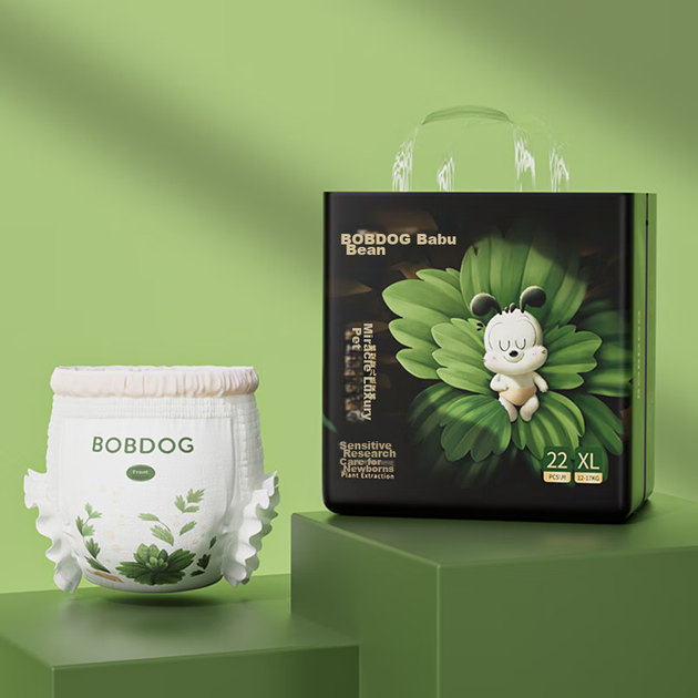 Подгузники-трусики BOBDOG Miracle Luxury XL, 44 шт (11.5-14кг), дышащие, летние - изображение 4