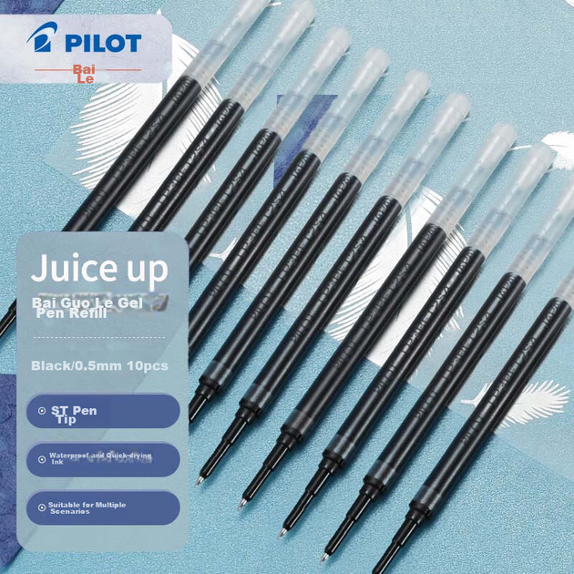 Картридж сменный PILOT Juice Up 0.5мм гелевый черный 10шт LP3RF-12S5 - Фото 5 Картридж сменный PILOT Juice Up 0.5мм гелевый черный 10шт LP3RF-12S5 - изображение 5