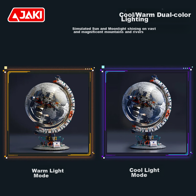 Конструктор JAKI Космическая станция Dawn Globe 657 деталей - изображение 3