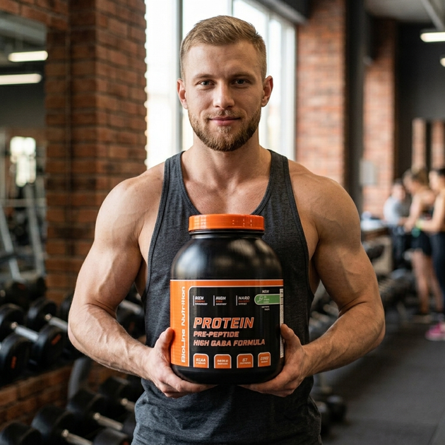 Протеїн для схуднення BioLine Nutrition 80% 2 кг Суничний пунш + Шейкер -50% - зображення 2