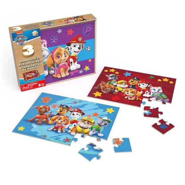 Пазл дерев’яний Paw Patrol 3в1 21х28 см (SM98297/6066794) - Фото 3 Пазл дерев’яний Paw Patrol 3в1 21х28 см (SM98297/6066794) - зображення 3