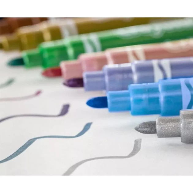 Фломастеры Crayola Metallic 6 шт (58-8828) - изображение 4