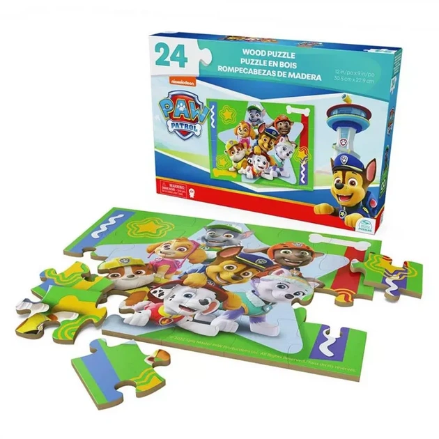 Пазл деревянный Paw Patrol 20х23 см (SM98489/6066932) - изображение 2