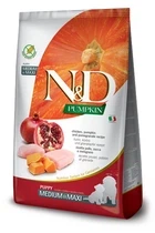Farmina N&D Grain Free Chicken Pumpkin Puppy сухой беззерновой корм для средних и крупных щенков (2,5 кг) - Фото 1 Farmina N&D Grain Free Chicken Pumpkin Puppy сухой беззерновой корм для средних и крупных щенков (2,5 кг) - зображення 1