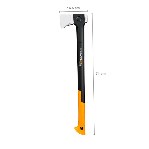 Топор колун с чехлом для раскалывания древесины сталь 71 см черный Fiskars HM-0007 - изображение 4
