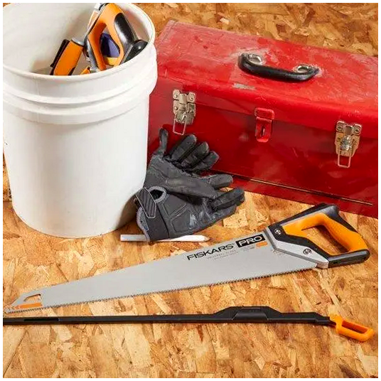 Универсальная ручная пила 55 см 7 TPI для дерева Fiskars закаленная сталь - изображение 8