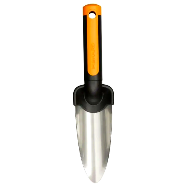 Садовый совок нержавеющая сталь для рассады 334 мм оранжевый Fiskars HM-0048 - изображение 3