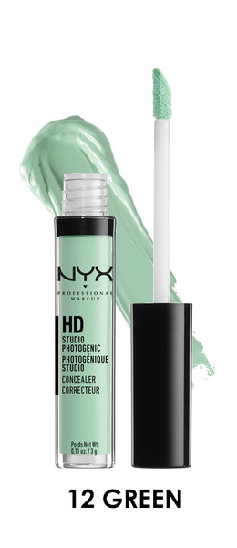 Жидкий консилер для лица NYX Cosmetics HD Concealer Wand оттенок Green (CW12) - изображение 2