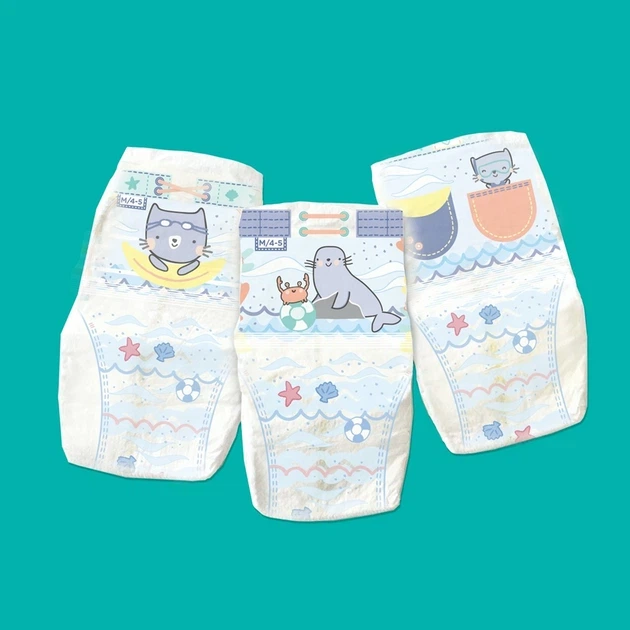 Трусики для плавання Pampers Splashers Розмір 5-6 (14+ кг) 10 шт - изображение 2