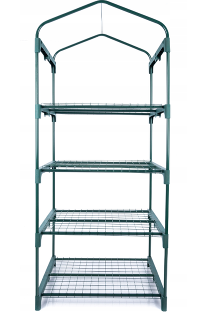 Мини теплица 4 полки 160x68x50 см для балкона и комнаты полиэтилен Carruzzo FK-2970 - изображение 5