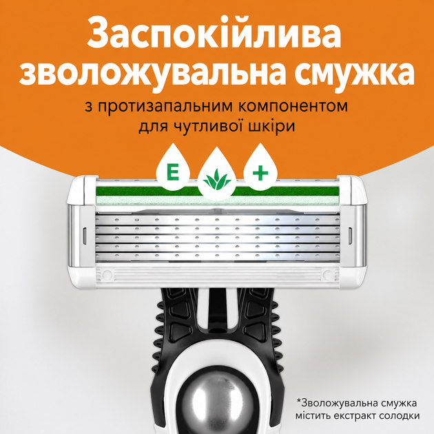 Бритва одноразовая Bic Flex5 Sensitive 3 шт блистер - изображение 5