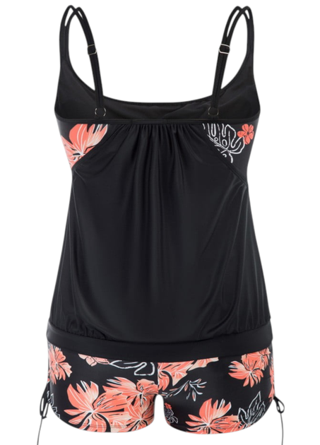 Женский купальник Hanna Nikole Tankini Plus Size 56 с утягивающим эффектом Черный (9484) - Фото 8 Женский купальник Hanna Nikole Tankini Plus Size 56 с утягивающим эффектом Черный (9484) - зображення 8