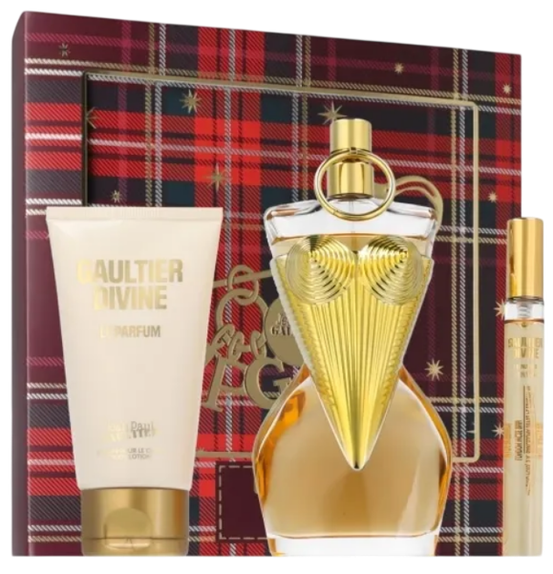 Набір для жінок Jean Paul Gaultier Ladies Divine Парфумована вода 100 мл + Мініатюра Парфумована вода 10 мл + Лосьйон для тіла 75 мл (8435415113021) - Фото 2 Набір для жінок Jean Paul Gaultier Ladies Divine Парфумована вода 100 мл + Мініатюра Парфумована вода 10 мл + Лосьйон для тіла 75 мл (8435415113021) - зображення 2
