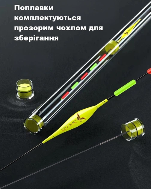 Поплавок для Херабуна "Майстер Джу" PQ-B6 Yellow Profi 58 см, 2.8г - зображення 6