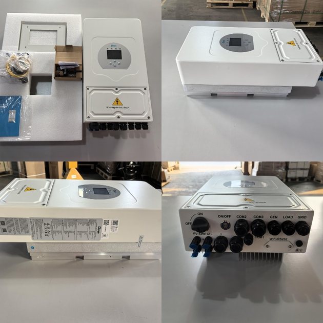 Гибридный инвертор 8 кВт 1 фаза Deye SUN-8K-SG01LP1-EU WiFi 2 MPPT Однофазный инвертор с поддержкой LiFePO4 аккумуляторов - Фото 6 Гибридный инвертор 8 кВт 1 фаза Deye SUN-8K-SG01LP1-EU WiFi 2 MPPT Однофазный инвертор с поддержкой LiFePO4 аккумуляторов - изображение 6