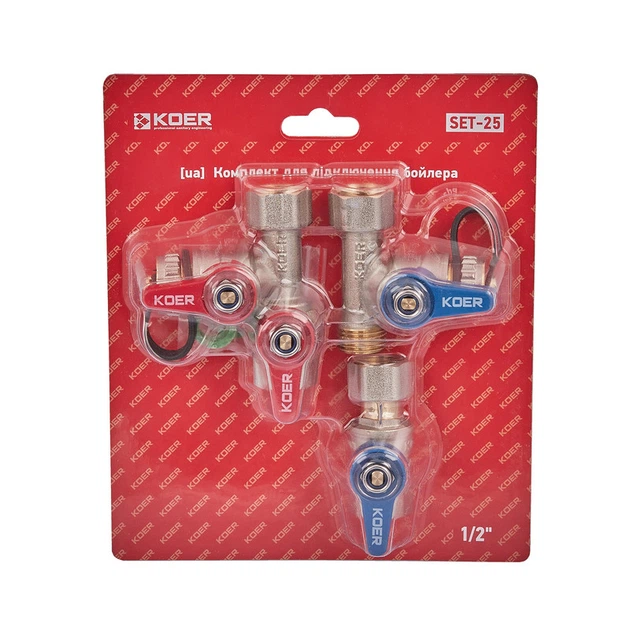 Комплект для подключения бойлера Koer SET-25 - 1/2 (KR5458) - изображение 3