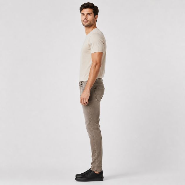 Джинси CDEVOIR чоловічі звужені slim fit,31, Мокко - Фото 5 Джинси CDEVOIR чоловічі звужені slim fit,31, Мокко - зображення 5
