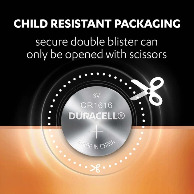Батарейка Duracell CR1616 (5011067) [170680] - изображение 6