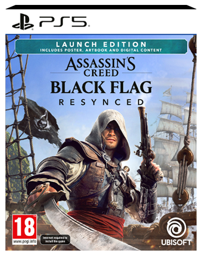 Игра Sony PlayStation 5 Assassin's Creed Black Flag Resynced Launch Edition Английская Версия - Фото 1 Игра Sony PlayStation 5 Assassin's Creed Black Flag Resynced Launch Edition Английская Версия - изображение 1