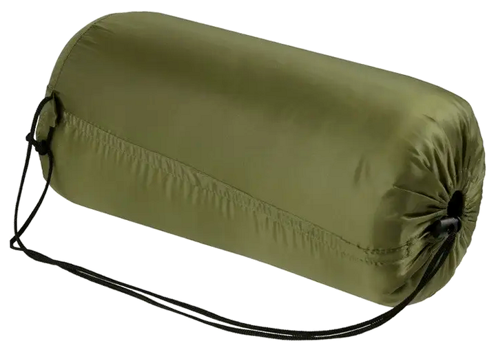 Одеяло флисовое 200х150см плотность 350 г/м2 для кемпинга зелёное Mil-Tec HM-0085 - изображение 2