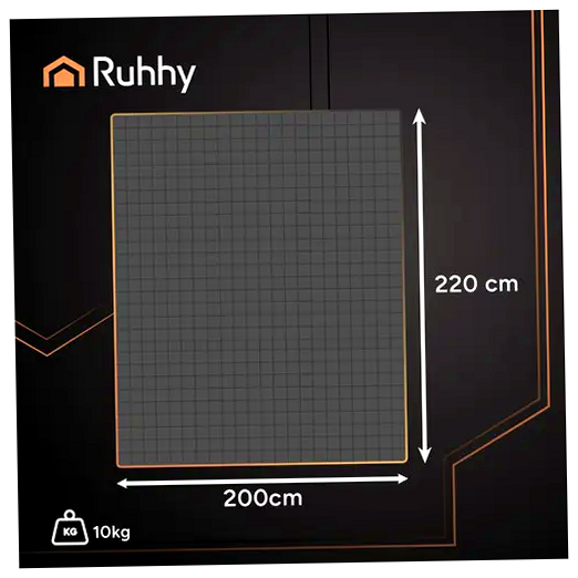 Одеяло утяжеленное 10 кг 200x220 см для сна серый Ruhhy HM-0105 - зображення 2
