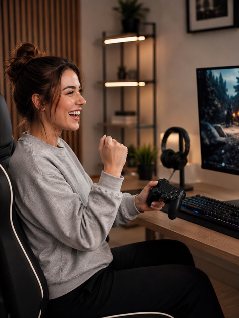 Джойстик бездротовий для телефона пк геймпад ігровий ps4 ps5 xbox блютуз для смартфона планшета ноутбука контроллер для iOS Android універсальний з USB кабель BS-350 OnePro 74043 - Фото 7 Джойстик бездротовий для телефона пк геймпад ігровий ps4 ps5 xbox блютуз для смартфона планшета ноутбука контроллер для iOS Android універсальний з USB кабель BS-350 OnePro 74043 - зображення 7