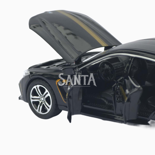 Іграшкова машинка металева BMW Manhart MH8 800 АвтоЕксперт БМВ, чорний, звук, світло, іннерція, відкр. двері, капот, багажник, 15*7*5 см (TK-3054) - Фото 8 Іграшкова машинка металева BMW Manhart MH8 800 АвтоЕксперт БМВ, чорний, звук, світло, іннерція, відкр. двері, капот, багажник, 15*7*5 см (TK-3054) - зображення 8