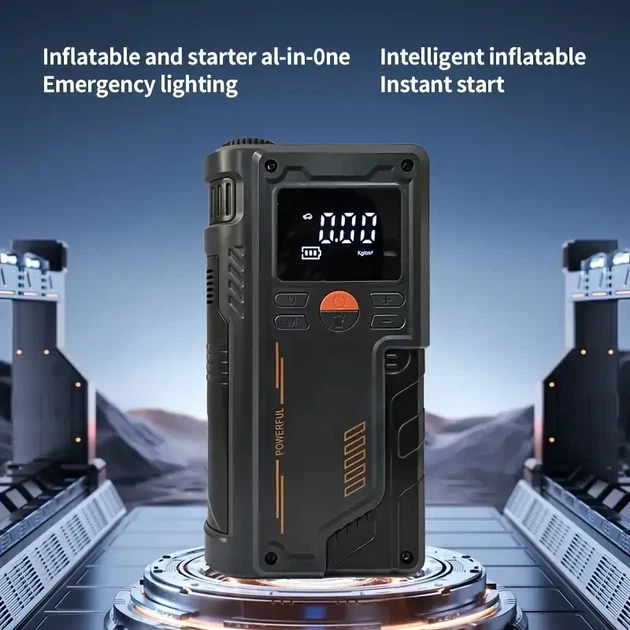 Пусковое автомобильное устройство JUMP STARTER T-700 с компрессором - изображение 5