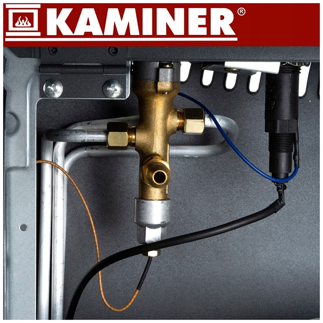 Газовый обогреватель 4200 Вт для помещений до 60 м² с редуктором и шлангом КАМИНЕР PR-285 - изображение 4