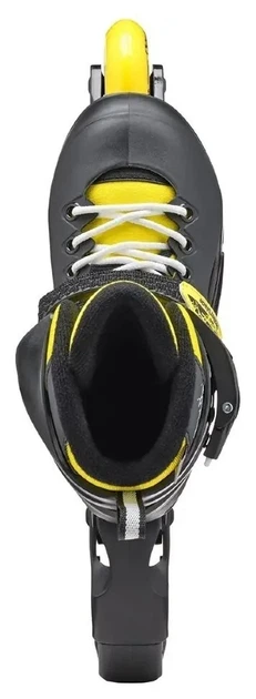 Ролики Rollerblade Fury black-yellow (33-38) - зображення 2