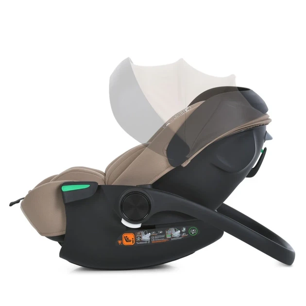 Дитяче автокрісло i-FLOW ME 1198 i-Size 40-87 см бежеве - Фото 2 Дитяче автокрісло i-FLOW ME 1198 i-Size 40-87 см бежеве - зображення 2