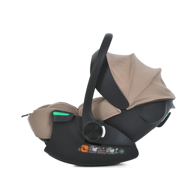 Дитяче автокрісло i-FLOW ME 1198 i-Size 40-87 см бежеве - Фото 4 Дитяче автокрісло i-FLOW ME 1198 i-Size 40-87 см бежеве - зображення 4