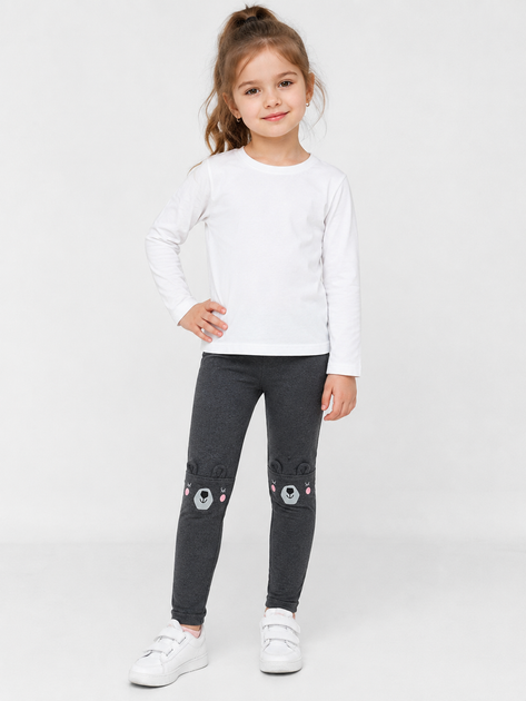 Щільні легінси OldNavy для дівчинки 104-110 см (4-5 років) Темно-сірі - Фото 4 Щільні легінси OldNavy для дівчинки 104-110 см (4-5 років) Темно-сірі - зображення 4