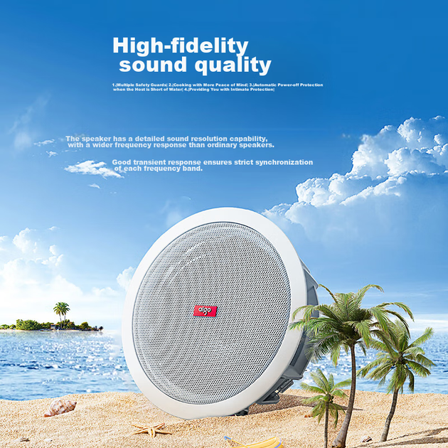 Потолочный динамик Aigo 6,5 дюймов, подключение «один к двум», Bluetooth, потолочное крепление, настенное крепление, коммерческое и внутреннее вещание, высококачественный встроенный усилитель постоянного напряжения X132 - Фото 6 Потолочный динамик Aigo 6,5 дюймов, подключение «один к двум», Bluetooth, потолочное крепление, настенное крепление, коммерческое и внутреннее вещание, высококачественный встроенный усилитель постоянного напряжения X132 - изображение 6