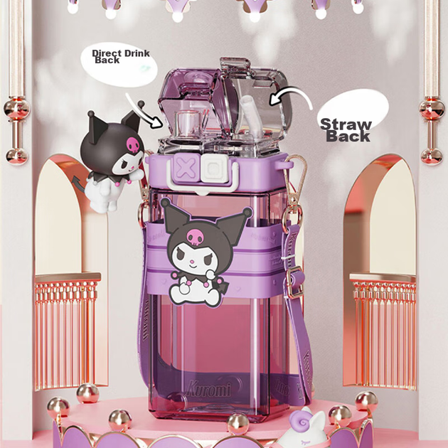 Бутылка для воды SHINPUR Kuromi 520 мл Violet - изображение 2