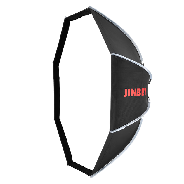 JINBEI KE100/150 см Швидко встановлюваний восьмикутний софтбокс для фото- та відеозйомки, портативного студійного обладнання, аксесуара для моддингу світла Швидко встановлюваний восьмикутний софтбокс KE-150 [один софтбокс] - изображение 6
