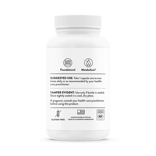 Пиколинат хрома Thorne Research (Chromium Picolinate) 60 капсул - изображение 2