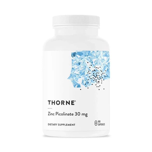 Цинк Пиколинат усиленный Thorne Research (Zinc Picolinate) 30 мг 180 капсул - Фото 1 Цинк Пиколинат усиленный Thorne Research (Zinc Picolinate) 30 мг 180 капсул - изображение 1