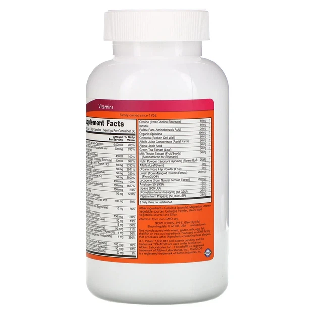 Мультивітаміни Special Two, Now Foods, 240 капсул - зображення 2