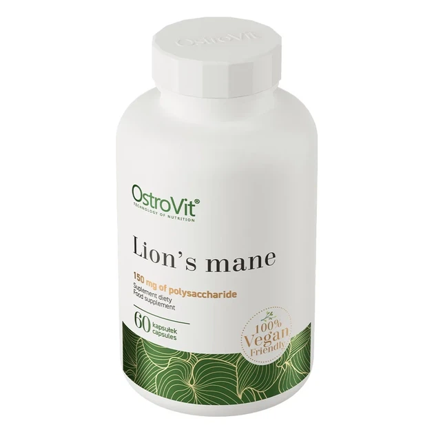 Львиная грива OstroVit (Lion's Mane VEGE) 60 капсул - изображение 2